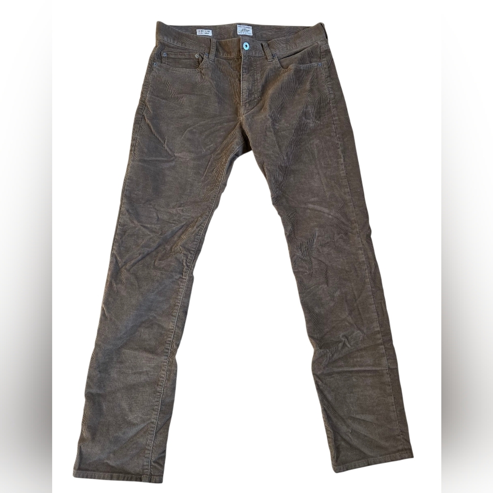 J. Crew Brown Corduroy Pants Size 32W/32L